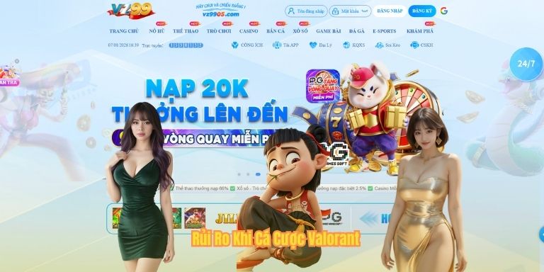 Cá Cược Valorant Tại 123B: Sân Chơi Mới Cho Fan Esports Rủi ro khi cá cược valorant